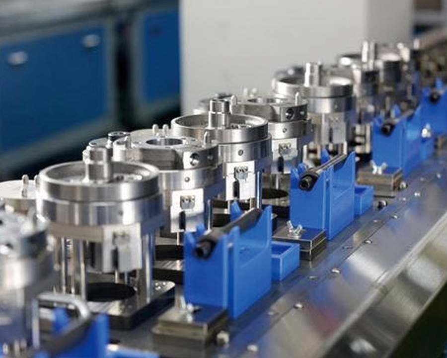 Lini produksi perakitan otomatis bagian tubuh pompa